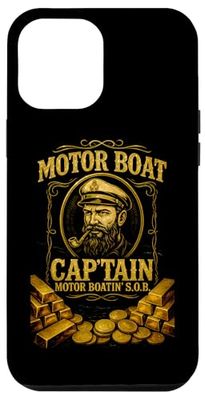 Motor Boat Cap'tain Motor Boatin' S.O.B. Case for iPhone 12 Pro Max