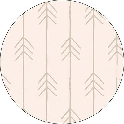 Bonateks, Ronde digitaal bedrukte muismat, antislip onderkant, voor kantoor en thuis, diameter: 22 cm