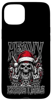 Heavy Christmas Creepy Demonic Santa Edgy Christmas Case for iPhone 15 Plus
