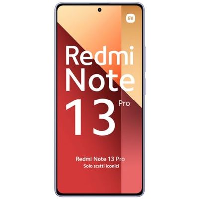 Xiaomi Redmi Note 13 Pro 8 + 256 GB Unlocked for All Carriers - Lavender Purple (UK Version + 2 Years Warranty)