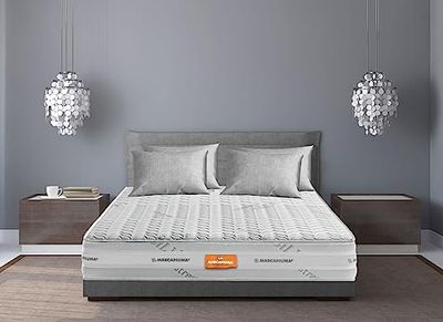 Marcapiuma Minnesenkelmadrass 90 x 200 cm, 25 cm, SUNSHINE H2, medium ortopedisk medicinsk enhet, ergonomisk 11 zoner med SILVER-beläggning med avtagbar kvalsterskydd som andas 100% tillverkad i