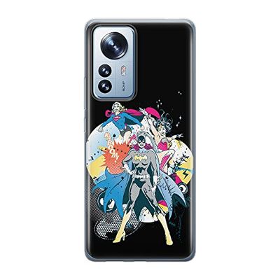ERT GROUP mobiltelefonfodral för Xiaomi 12 PRO originalt och officiellt licensierat DC mönster Super Girls 001 optimalt anpassad till formen på mobiltelefonen, fodral tillverkad av TPU-plast