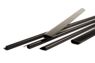 PAVO A4 8mm Slide Binders - Black (Pack of 25)