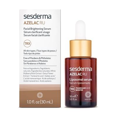 Sesderma | Azelac Ru Liposomal Serum | Uneven Skin Tone | Azelaic Acid | Niacinamide | Brighter Complexion | Helps Lighten Discolourations | Active Ingredients | 30 ml