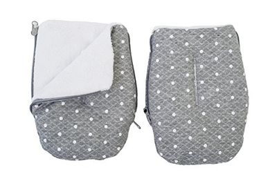 Altabebe AL2801KJ-76 Chauffe-mains pour poussette et buggy, Collection DownTown, gris clair