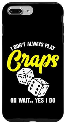 Crapshooting - Strategy Rules Game Dice Board Case for iPhone 7 Plus/8 Plus