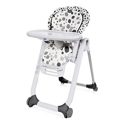 Chicco Polly Progres5 Cadeira evolutiva, de rede a elevador, 4 rodas, de 0 a 3 anos, cinzento