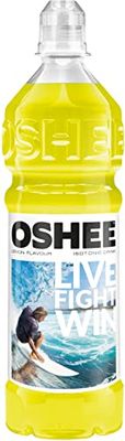 Oshee Isotonic Lemon Flavour Drink 750ml (Pack of 6) – Addition of Vitamin B3, B6, B7 – Hydration and Recovery – Vitamin Drinks – Sport and Physical Activity - Multipack