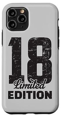 Custodia per iPhone 11 Pro 2004 Limited Edition 18 anni adolescente 18° compleanno