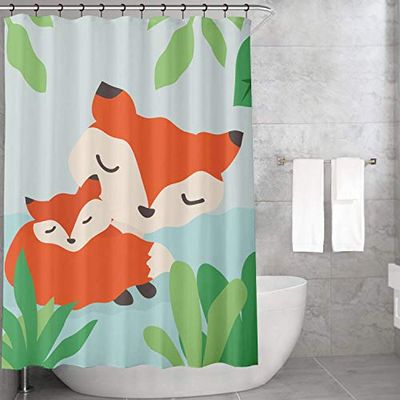 Bonamaison douchegordijn gordijn badkamer polyester waterdicht anti-schimmel, 3D digitale druk, 140x200cm - Ontworpen en Vervaardigd in Turkije