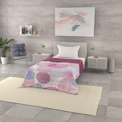 Italian Bed Linen Basic Colcha de Verano Impreso, Microfibra, Soffioni, 200x240cm