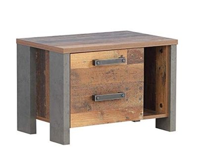 Forte Newface Nachtkastje, Old Wood Vintage