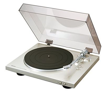 Denon DP-300F Gira-discos automáticos, prateado