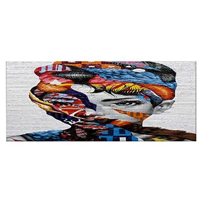 Homemania HM20KNV70x100-50 Cuadro Mujer Retrato, Multicolor, 70 X 3 X 100 Cm