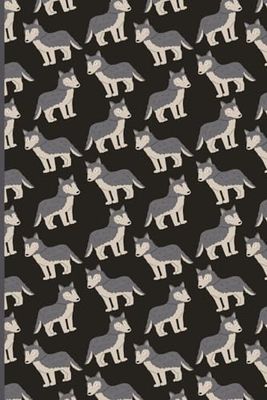 Composition Notebook Quad Ruled : Wolf Dog: Wolf Dog - 6”x9”, 120 Pages, Cream paper - for School, College, Office or Work
