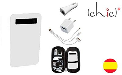 Inno Travel Set 5000 Bianco – Inno Travel Set 5000, Set caricabatteria da viaggio e trabajo.: Bianco