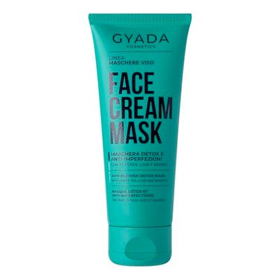 GYADA COSMETICS, Masque Visage Détox et Anti-Imperfections, pour Peaux Impures, à Imperfections et Exposées au Smog, Détoxifiant, au Thé Vert et au Citron Vert, 75 ml