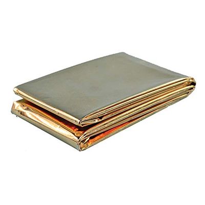 Zarys KR160210 Thercare Lot de 12 couvertures de survie pour adulte en aluminium Termic, non stérile, 160 cm x 210 cm