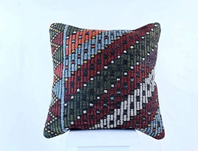 Kelim Cuscino 40x40 cm fatto a mano turco prodotto federe kilim dekorativo orientale etnici cuscino 1794