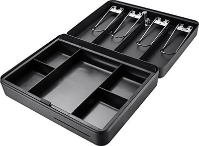 Barska 30,5 cm standard fold out portavalori con serratura a chiave, nero