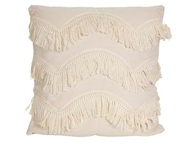COJIN BLANCO C/FLECOS CREMA POLYESTER