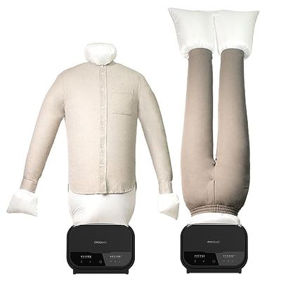 Cecotec Machine à Repasser et à Sécher IronHero 120 Mannequin Dry. 1200 W, Défroissage et Désodorisation, Chemise et Pantalon, 180 min, Minuterie, Température Réglable, Contrôle de la Température.