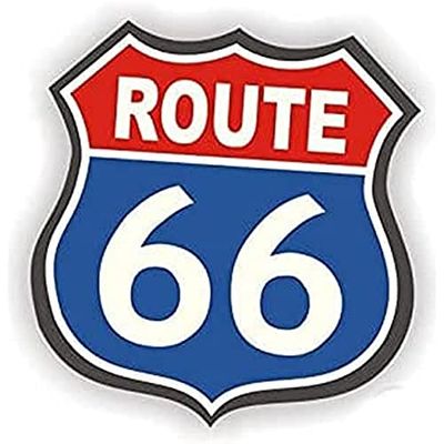 Sea View Stickers Route 66 Auto Van Sticker