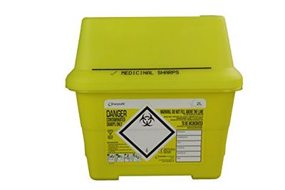 Frontier 41405430 Medical Sharps - Papelera de desecho (2 L)