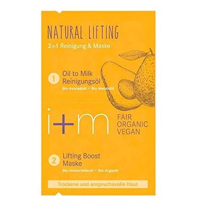 I+m Mascarilla Facial 2 En 1 Lifting Natu Piel Seca Ex Limpieza Y Mascarilla 1 Sobre 2 Dosis - 200 g