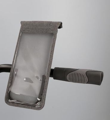 Fischer Borsa per smartphone Cita, impermeabile e reversibile in tutte le direzioni, grigio scuro, 1 pezzo