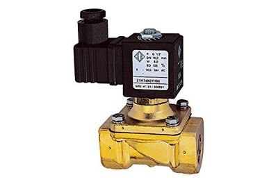 RIEGLER 102910-MV 1412 G 2/2-MV, MS,NC, tvangsg, 24 V DC, 50–60 Hz, 14 W, NBR+PA, G1/2,PN0-14bar, 1 st