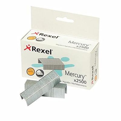 Rexel Punti MERCURY, Confezione da 2500 Pezzi, 2100928