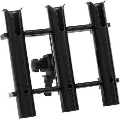 Berkley Hengelhouder voor maximaal drie hengels Ideaal voor gebruik op een Belly Boat of andere opblaasbare boot om te vissen, Past op een Berkley Mount Base met slot (niet inbegrepen)