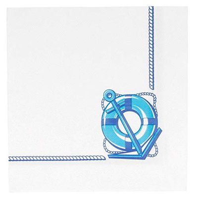 García de pou 1200 unité Cadaquès Motif double point Serviettes en papier, papier, Blanc, 30 x 30 x 30 cm