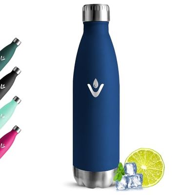 Grsta 750 ml Thermal Bottle, Reusable Thermal Bottles, BPA Free Stainless Steel Water Bottle, Preserves 24H Frio/12H Calor, Leakless Thermal Bottle, Water Bottle for Colegio, Yoga, Viaje