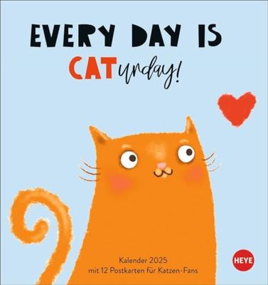 Katzensprüche Postkartenkalender 2025: Weisheiten über Samtpfoten in einem kleinen Kalender voll typografischer Details. Ein Muss für Katzenliebhaber, der Postkarten-Tischkalender.