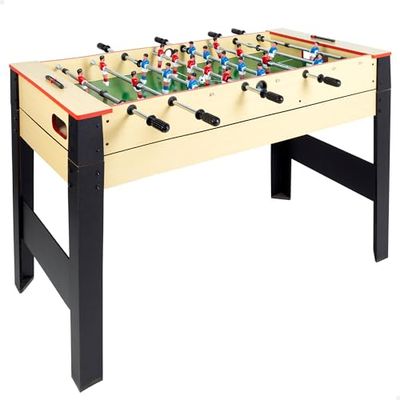COLORBABY CB Games - 14-i-1 bord för flera spel, Fotboll, Bordtennis, Hockey, Biljard, Brädspel, 121x62x79 cm, Fotboll för barn, Barnfotboll, Gåva till hela familjen (85421)
