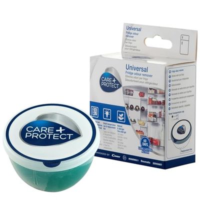 CARE + PROTECT | Ambientador universal FAD4001 para frigoríficos - Absorve e neutraliza odores, 50 g de gel sólido, multicolorido