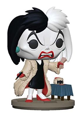 Funko Pop! Disney: Villains - Cruella de Vil - Disney Villains - Figura de Vinilo Coleccionable - Idea de Regalo- Mercancia Oficial - Juguetes para Niños y Adultos - Movies Fans