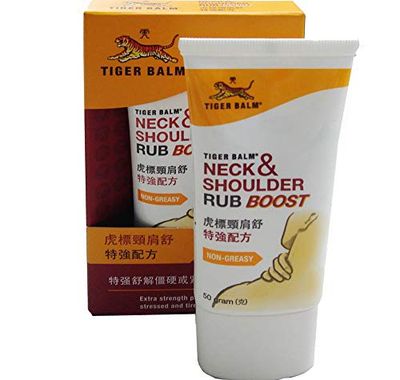 Balsamo di Tigre - Crema Neck & Shoulder - Riduce la Tensione e l'Affaticamento del Collo e delle Spalle - Facile da applicare, si Assorbe Rapidamente - Tubetto da 50 g