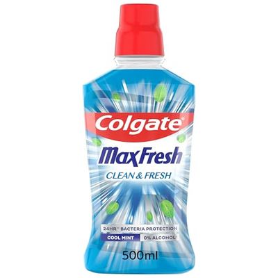 COLGATE Max Fresh Clean & Fresh Płyn do płukania ust - Długotrwała świeżość - 500ml