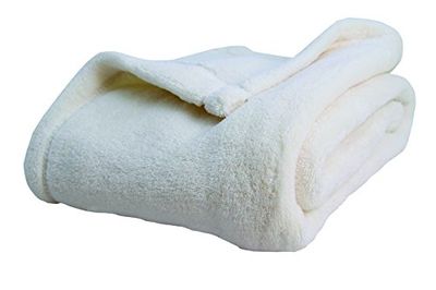 PMP Couverture Microfibre Ecru 100X150 cm