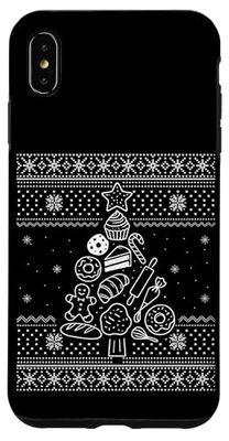 Cute Pastry Baking Ugly Sweater Christmas Holidays Case for iPhone XS Max