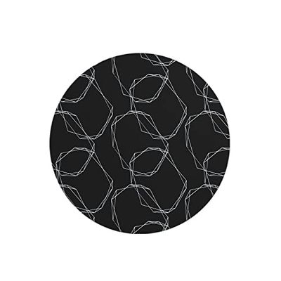 Questo Casa, Round Digital Printed Mouse Pad, Non-Slip Base, for Office and Home, Diameter:22cm