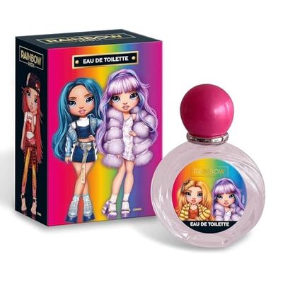 Rainbow High Eau de Toilette Natural Perfume Spray, Long-Lasting EDT Fragrance Spray for Kids, 50ml