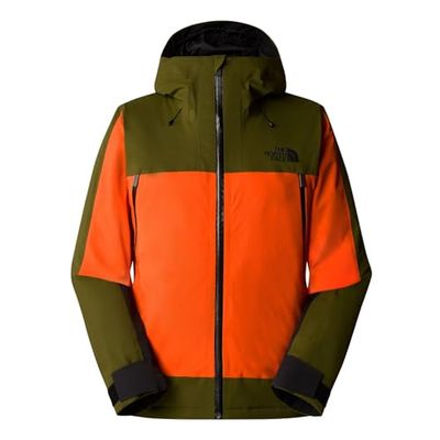 The North Face NF0A87Y87MI1 M MOUNT BRE JACKET Giacca Uomo TNF ORANGE/FOREST OLIVE Taglia M