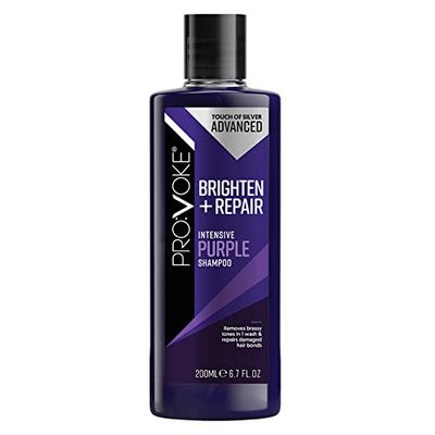 PRO:VOKE Touch of Silver Brighten + Repair Purple Shampoo 200ml