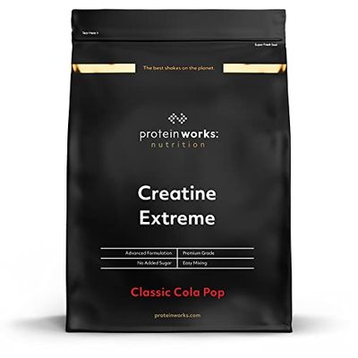 Protein Works - Creatine Extreme Powder | Creatine Formula | Premium Grade Supplement For Lean Muscle Growth | With Beta Analine | Classic Cola Pop | 400g