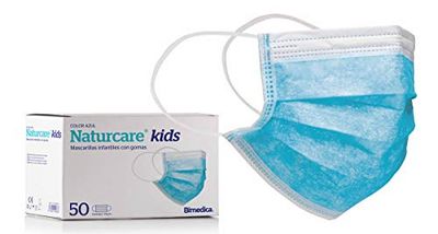 Naturcare® Kids Lot de 50 masques chirurgicaux pour enfants Type II