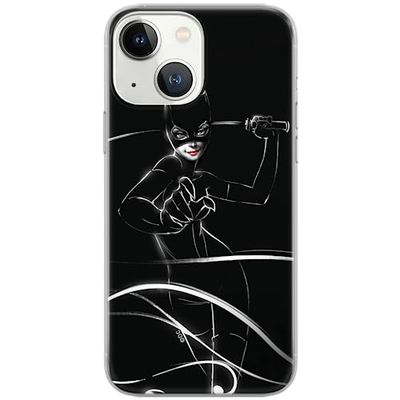 ERT GROUP etui na telefon Apple Iphone 13, case oryginalny i oficjalnie licencjonowany przez DC, wzór Catwoman 003, optymalnie dopasowane, plecki z TPU